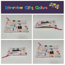 Zip Clutch / Purse / Bag / Pouch - Words to Knit By